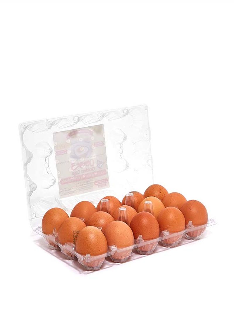 Golden Omega-3 Brown Eggs 50g Pack of 15