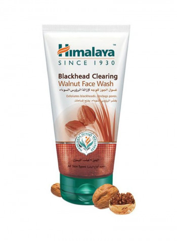 Blackhead Clearing Walnut Facewash  Multicolour 150ml