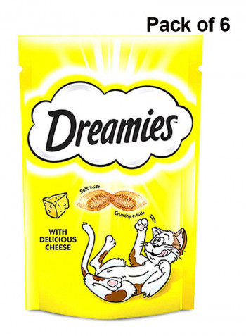Cheese Cat Treats Pouch 60g Pack of 6