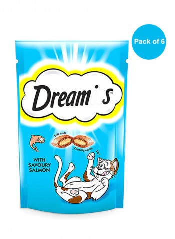 Salmon Cat Treats Pouch 60g Pack of 6