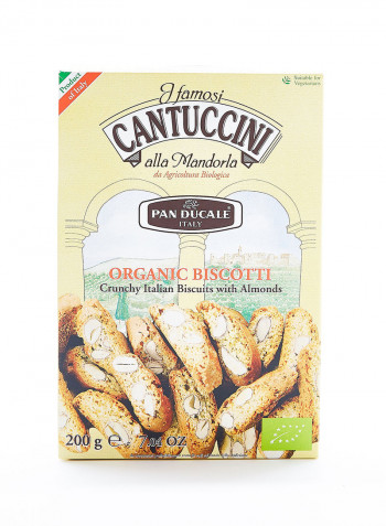 Organic Cantuccini Biscuits With Almonds 200g