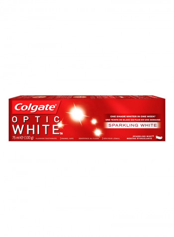 Optic White Sparkling White Whitening Toothpaste 75ml