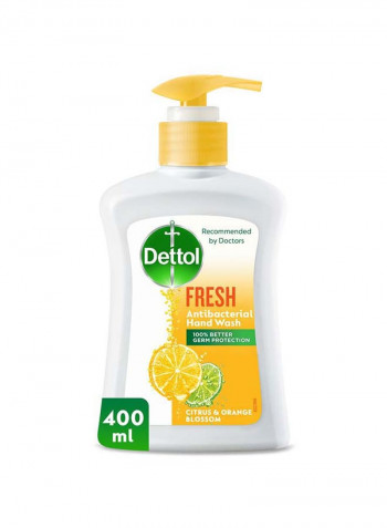 Fresh Anti-Bacterial Liquid Hand Wash 400ml - Citrus And Orange Blossom