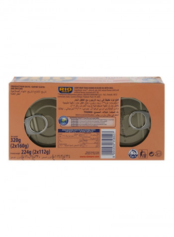 Light Meat Tuna In Olive Oil With Chili 160g Pack of 2