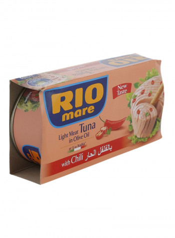 Light Meat Tuna In Olive Oil With Chili 160g Pack of 2
