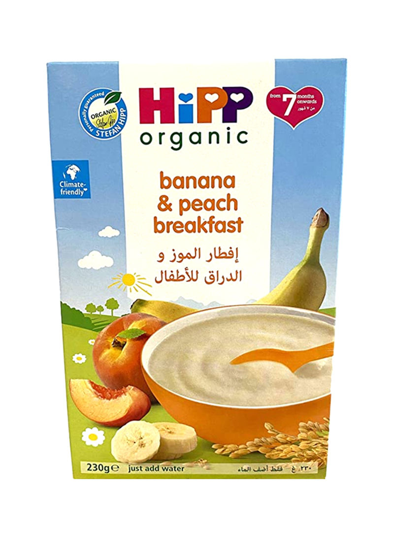 Banana And Peach Breakfast Cereal 230g