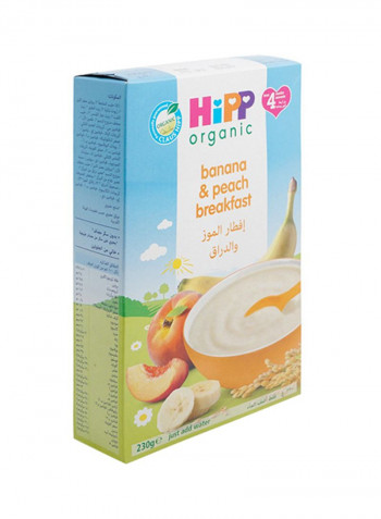 Banana And Peach Breakfast Cereal 230g