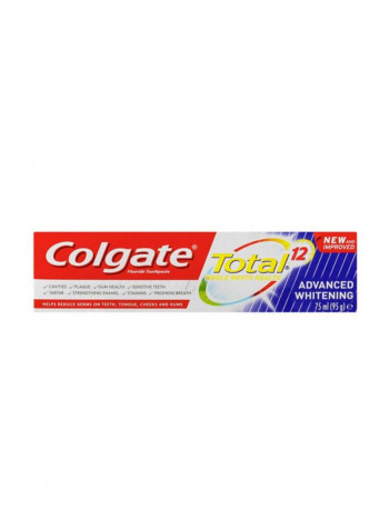 Total 12 Pro Whitening Toothpaste 75ml