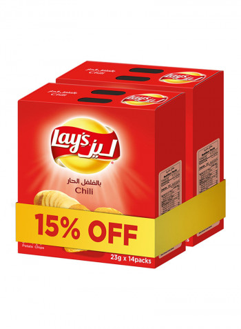 Chilli Potato Chips 23g Pack of 28