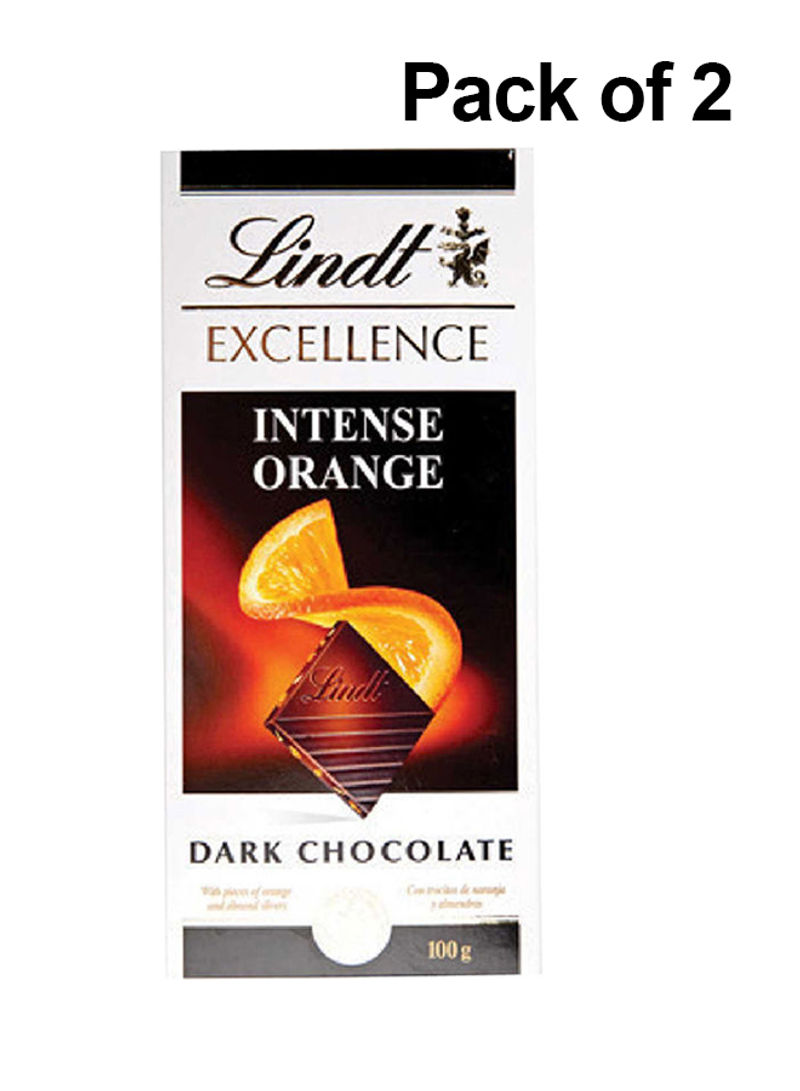 Excellence Orange Dark Chocolate Pack Of 2 100g