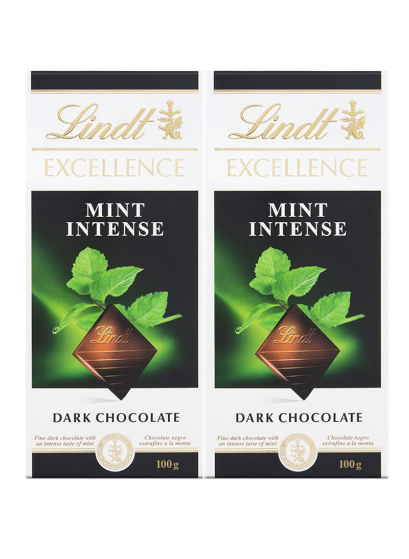 Mint Intense Dark Chocolate 100g Pack of 2