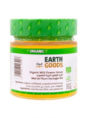 Organic Wild Flower Honey 250g