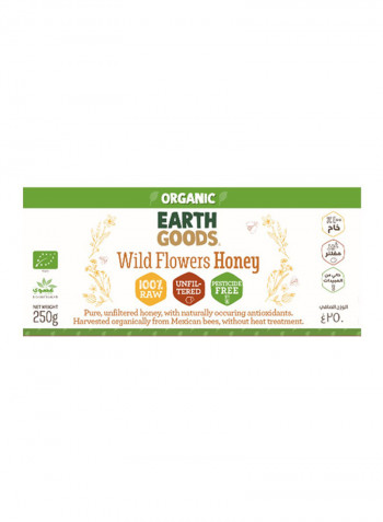 Organic Wild Flower Honey 250g