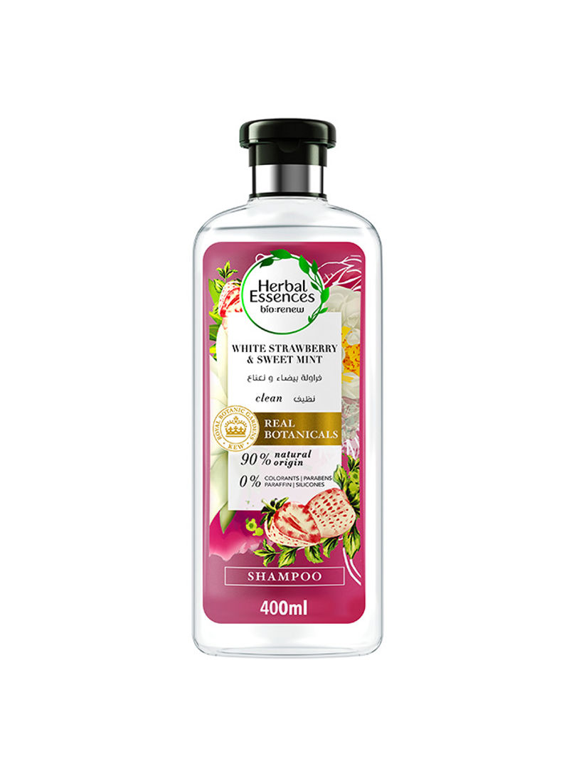 Renew Natural Shampoo with White Strawberry And Sweet Mint for Hair Volume 400ml