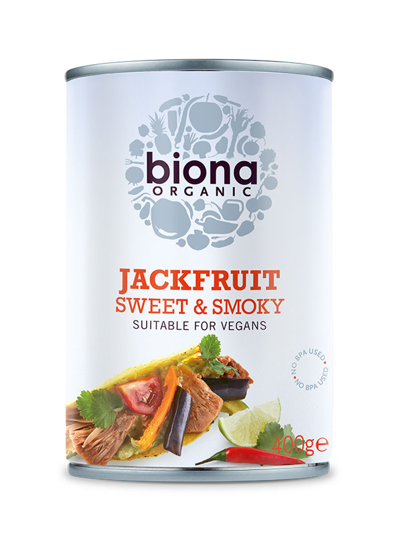 Sweet And Smoky Jackfruit In Can Organic 400g