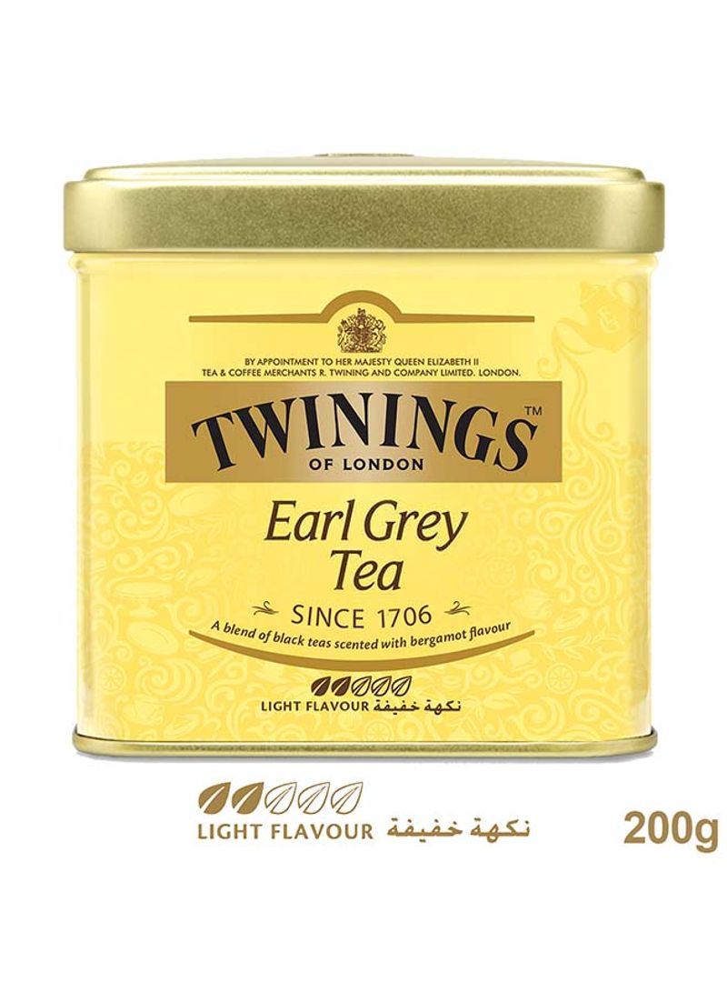 Earl Grey Tea, Traditional Luxury Loose Leaf Tea, Premium Blend Of Fine Black Tea 200g
