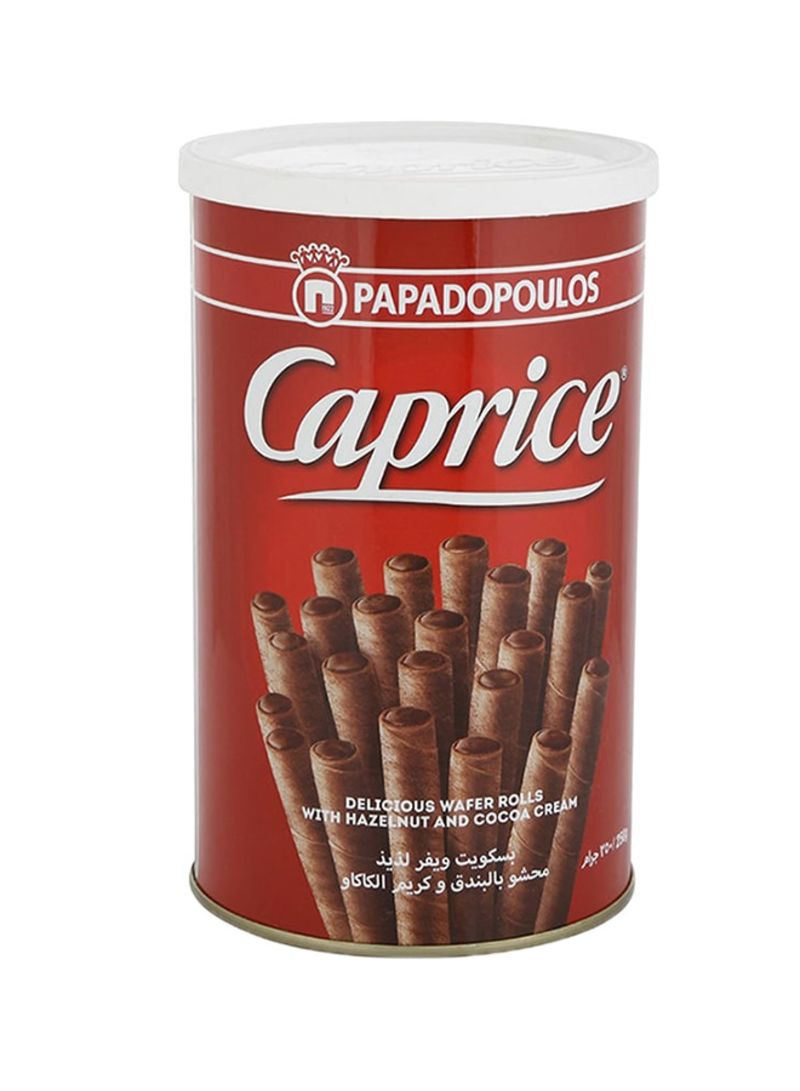 Caprice Delicious Wafer Rolls With Hazelnut and Cocoa 250g