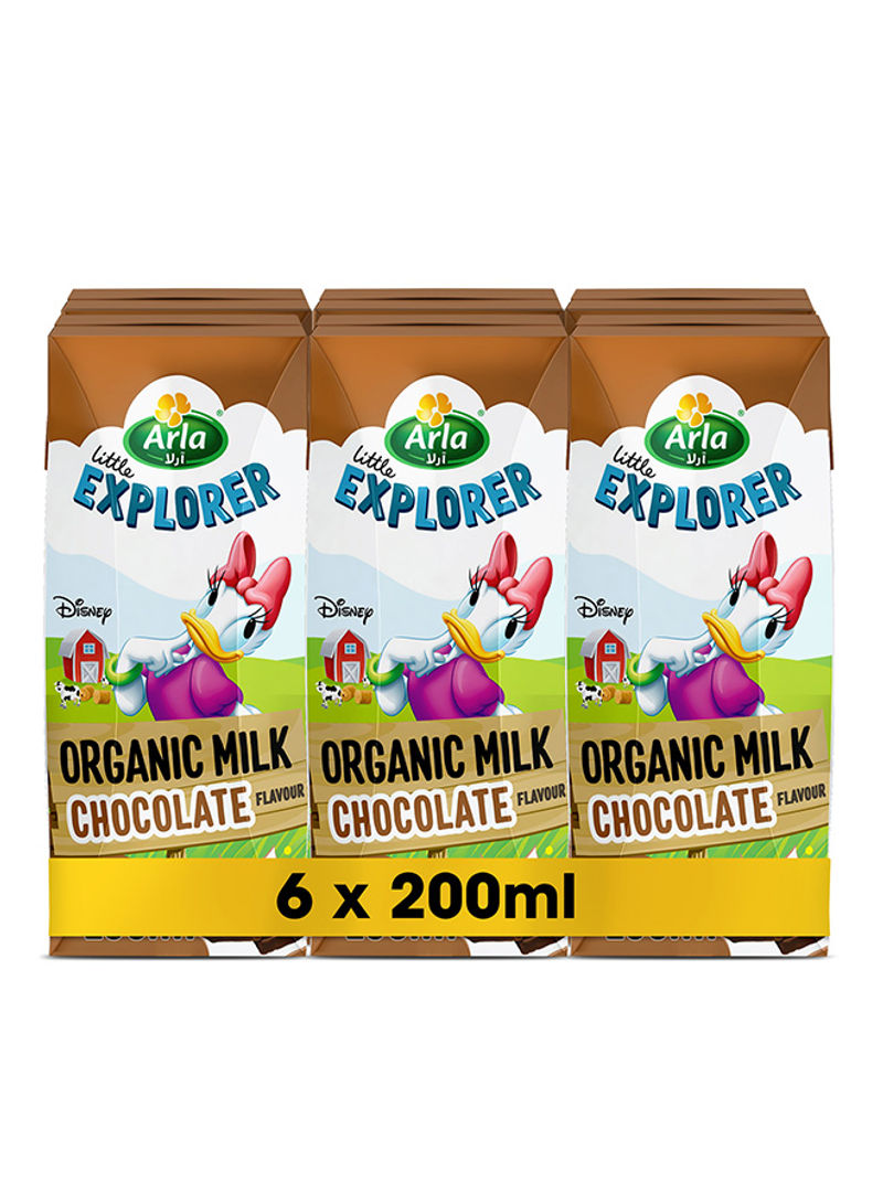 Disney Organic Chocolate Milk 200ml Pack of 6