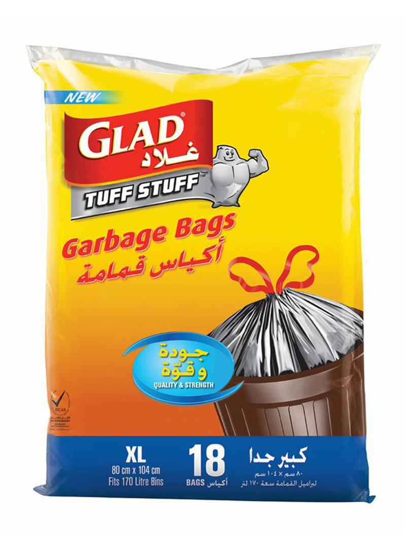 Tuff Stuff Garbage X-Large Bags 170 Litres 18 count