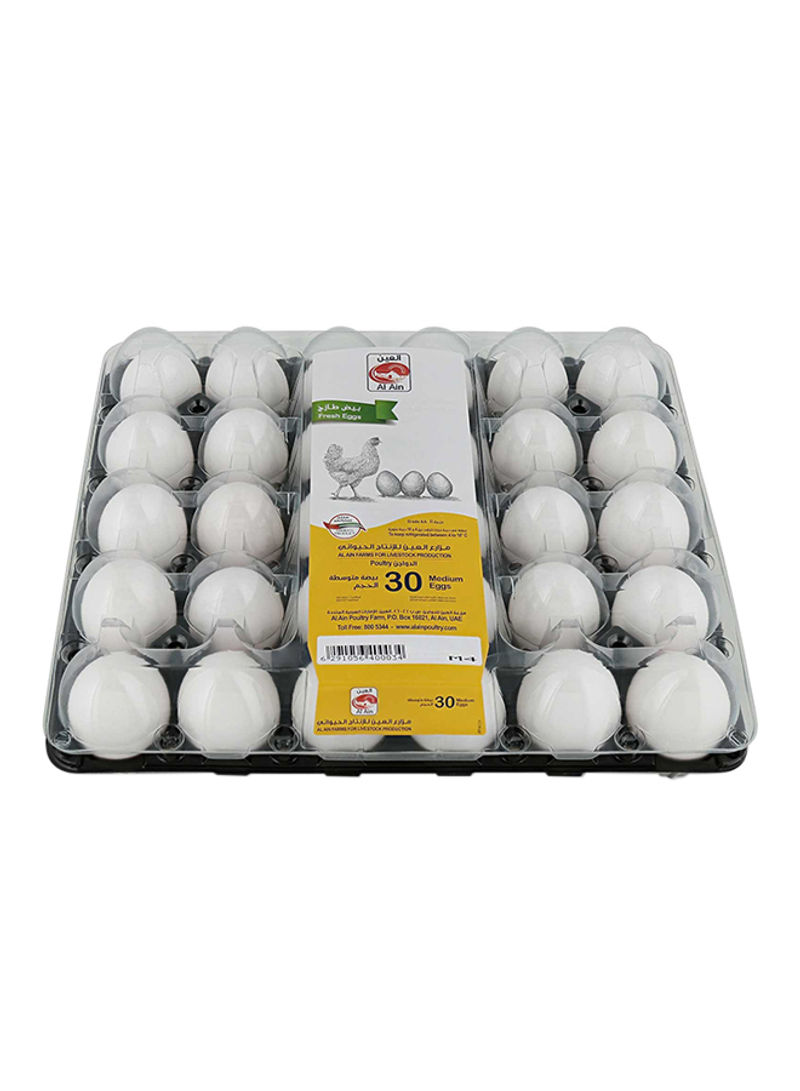 White Eggs Medium 30 Pieces