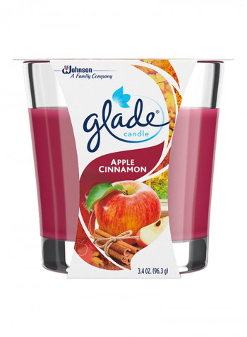 Apple Cinnamon Candle Air Freshener Pink 96g