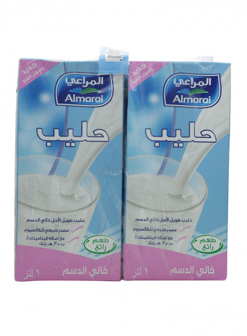 Fat Free Fresh Cow Milk Special Offer 1L Pack of 4
