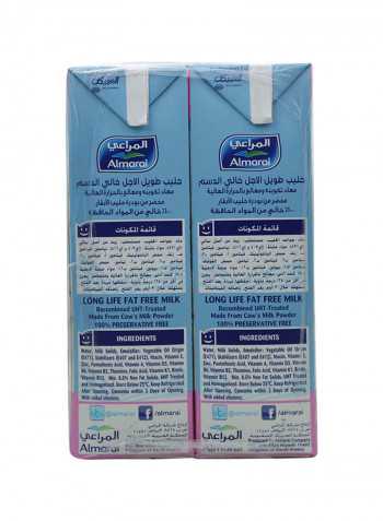 Fat Free Fresh Cow Milk Special Offer 1L Pack of 4
