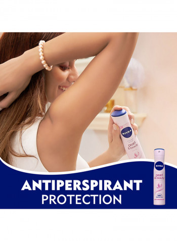 Pack Of 2 Pearl And Beauty Antiperspirant Spray 150ml