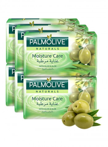 Natural Bar Soap With Aloe And Olive 170g Pack of 6 6x170g