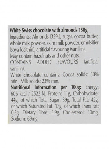 Les Grandes White Chocolate Almonds 150g