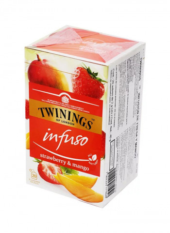 Infuso Strawberry And Mango Tea 20 Bags Pack of 20