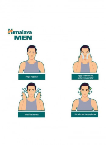 Pimple Clear Neem Face Wash Men 100ml