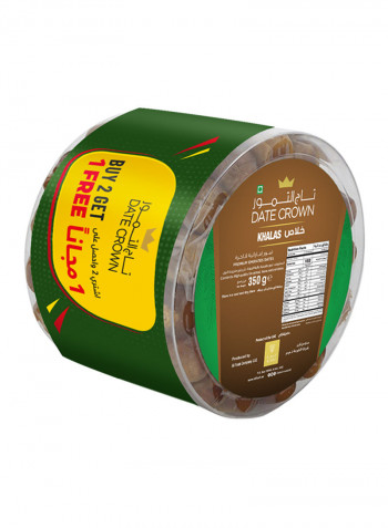 Khalas Date 350g Pack of 3