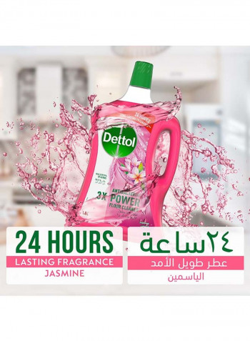 Jasmine Flavour Anti-Bacterial Power Floor Cleaner Pink 1.8L