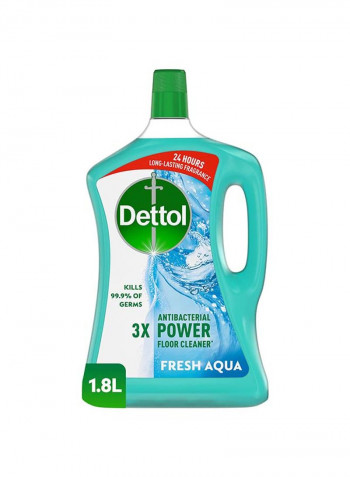 Fresh Aqua Flavour Anti-Bacterial Power Floor Cleaner Blue 1.8L