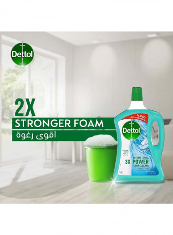 Fresh Aqua Flavour Anti-Bacterial Power Floor Cleaner Blue 1.8L