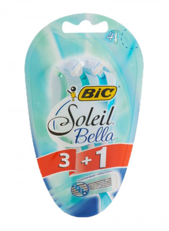 4-Piece Soleil Bella Razor Set