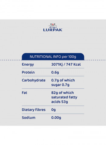 Butter Block Unsalted  400g