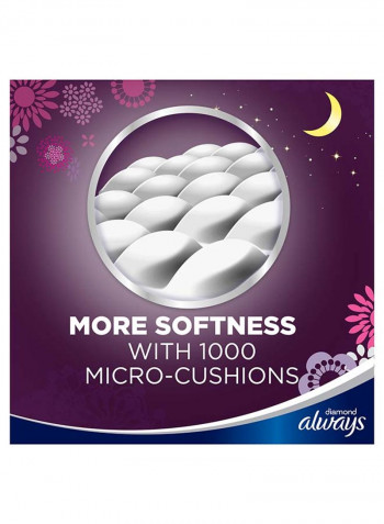 Pack Of 3 Ultra Thin Sanitary Pads With Wings White