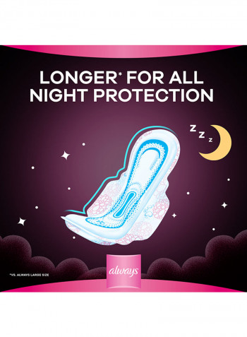 Always Cottony Soft Maxi Thick, Night Sanitary Pads, 24 Pads