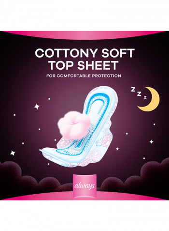Always Cottony Soft Maxi Thick, Night Sanitary Pads, 24 Pads