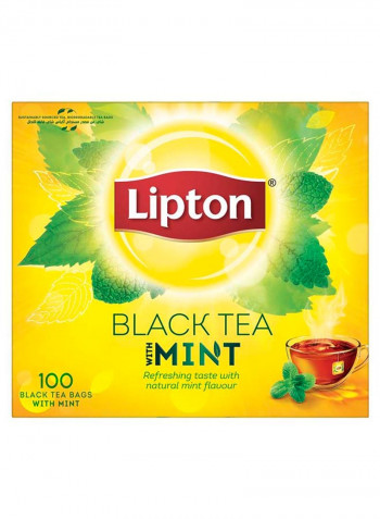 Black Tea Mint - 100 Teabags