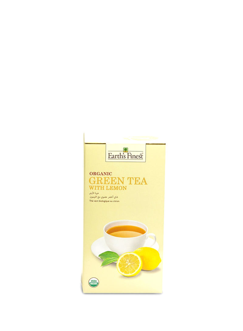 Organic Green Tea With Lemon 37.5g