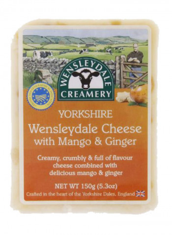 Yorkshire Wensleydale Cheese With Mango And Ginger Cheese 150g