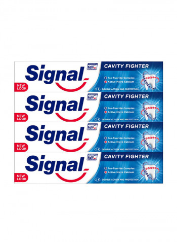 Cavity Fighter Toothpaste Set, 3+1 Free