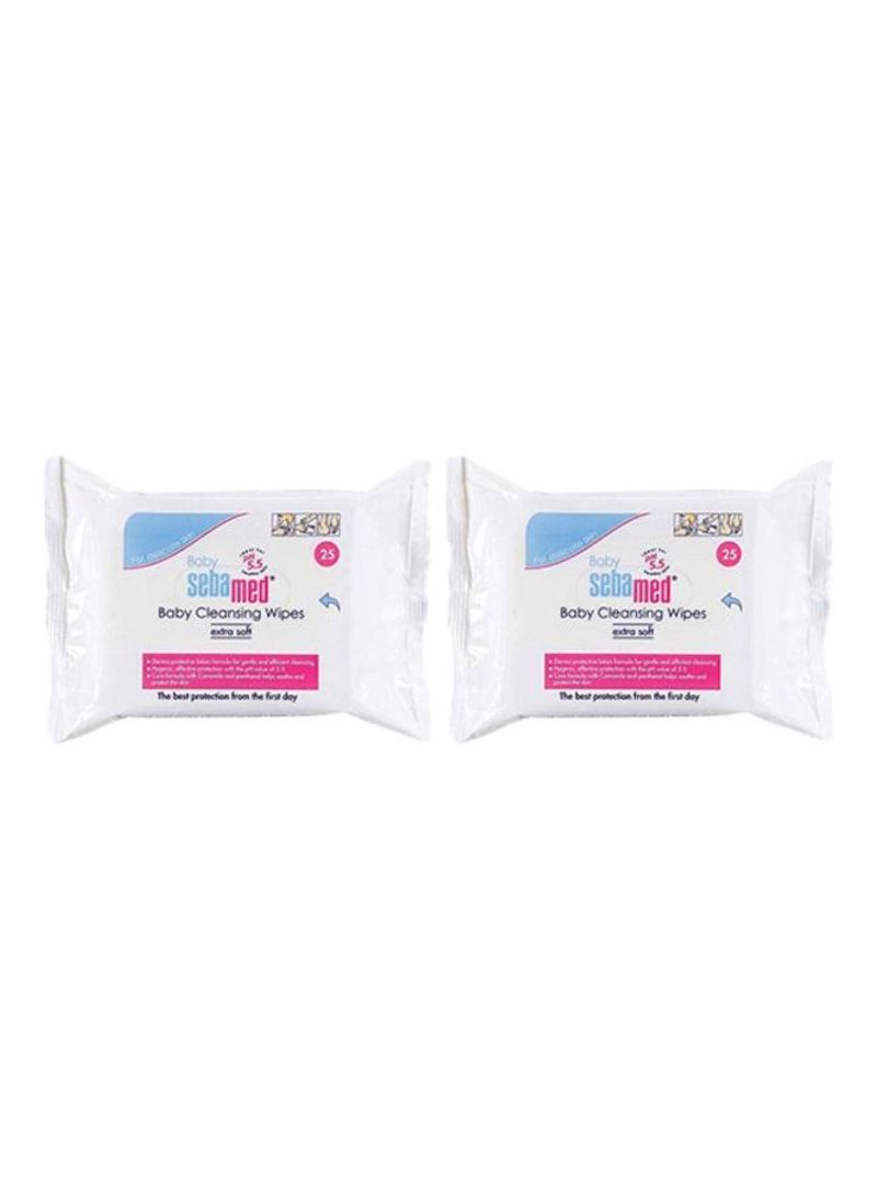 Pack Of 2 Baby Cleansing Wipes