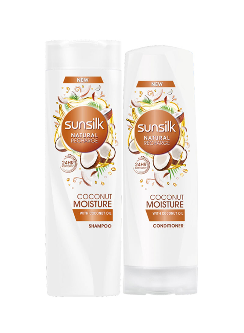 Shampoo Coconut Moisture With Conditioner Pack Of 2