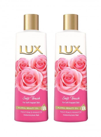 Soft Rose Body Wash With French Rose And Almond Oil 250ml Pack of 2