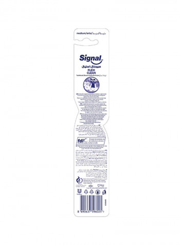 Flexi Clean Toothbrush Multicolour Medium