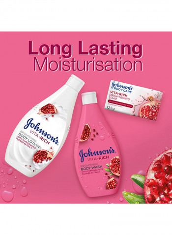 Vita Rich Brightening Body Wash With Pomegranate Flower Extract 400ml